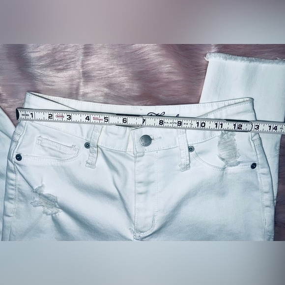 Universal Thread Mid Rise Skinny Ankle Jean Sz. 2/26short Frayed Hem - Picture 6 of 15
